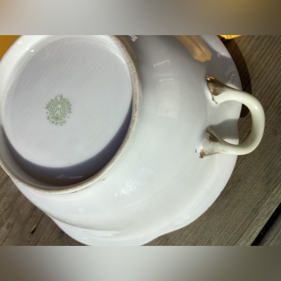 Nippon bowl, hand-painted, 7” in diameter, lovely floral pattern. Vintage. - Picture 5 of 10